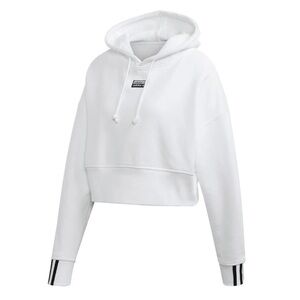 🆕 ADIDAS Originals Women's Vocal Cropped Hoodie WHITE